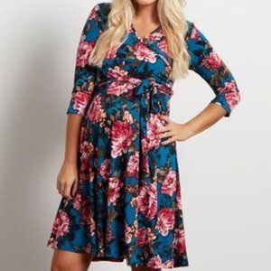 Pinkblush Floral Maternity Dress